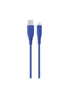 Goui Rubber Usb To Lightning 1.5m Cable-blue