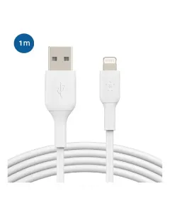 Belkin Boost Charge USB-A to Lightning Cable - 1M - White