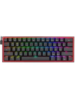 Redragon K616-rgb Fizz Pro 3modes Mechanical Gaming Keyboard - Dust Proof Red