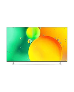 LG NanoCell TV 65 Inch NANO77 Series, Cinema Screen Design 4K Active HDR WebOS Smart AI ThinQ - 65NANO776QA