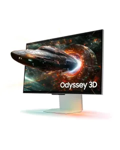 Samsung 27" Odyssey 3d G90xf 4k 165hz Gaming Monitor - Silver 