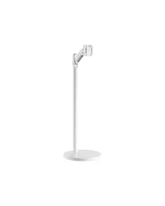 Lumi Mechanical Spring Portable Display Floor Stand - White