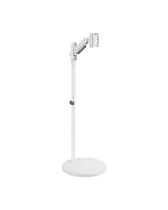 Lumi Mobile Spring-assisted Display Floor Stand - White