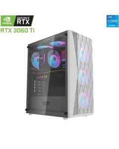 Darkflash Dk352 Intel Core I5 -12th Gen Rtx 3060ti Gaming Pc -white