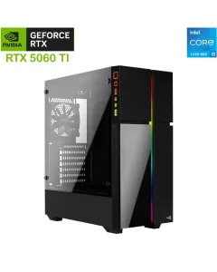 Aerocool Intel Core I5 - 14th Gen Rtx 5060ti Gaming Pc - Black