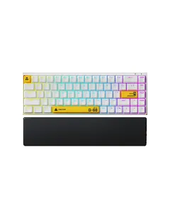 Syntech Chronos 68 Rapid Trigger Magnetic Keyboard - Aluminum Edition (White & Yellow)