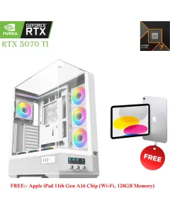 GAMING PC – XIGMATEK VISION PRO | Ryzen 7 9800X3D | RTX 5070 Ti | 32GB RAM | 2TB SSD With Free Ipad