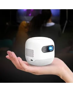 Powerology Mini Beam Portable Projector - White