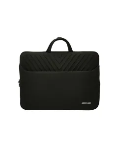 Green Lion Orbit Sleeve Laptop Bag - Black