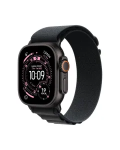 Apple Watch Ultra 3 GPS + Cellular 49mm Black Titanium Case with Black Alpine Loop - Medium