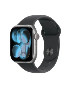 Apple Watch Series 11 GPS 46mm Space Grey Aluminium Case with Black Sport Band - M/L