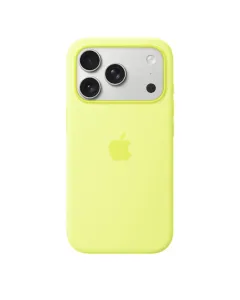 Apple iPhone 17 Pro Silicone Case with MagSafe – Neon Yellow
