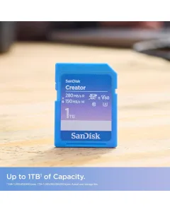 SanDisk 1TB Creator Series UHS-II SDXC Memory Card