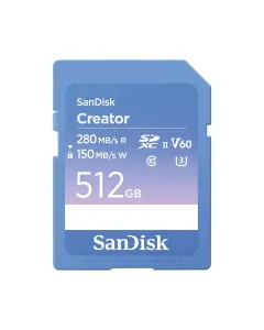 SanDisk 512GB Creator Series UHS-II SDXC Memory Card