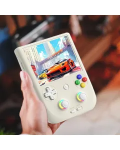 RG406V Retro Handheld Game Console 128 GB – Beige White