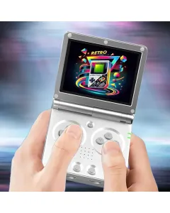 RG35XXSP Handheld Game Console 64GB – Silver