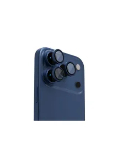 Levelo LucentTrio Camera Lens Protector with 99% Transmittance for iPhone 17 Pro / 17 Pro Max -  Titanium Blue
