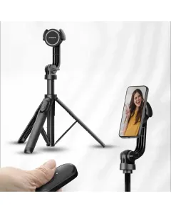 Momax 1-Snap Pole Magnetic Tripod Selfie Stick with Wireless Remote (KM17D)