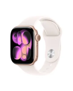 Apple Watch Series 11 GPS 42mm Rose Gold Aluminium Case with Light Blush Sport Band - M/L