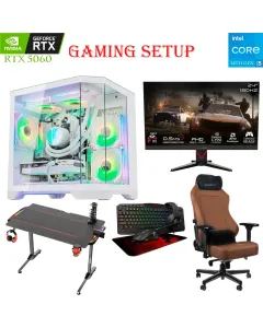 Gaming Pc Bundle Intel Core I5-14th Gen Rtx 5060 With 24" Gaming Monitor & Full Gaming Setup