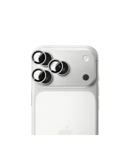 Eltoro Indivual Ar Metal Rings Camera Lens Protector for iPhone 17 Pro / Pro Max - Silver