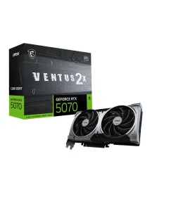 MSI Nvidia GeForce RTX 5070 12GB VENTUS 2X OC Graphics Card - Black