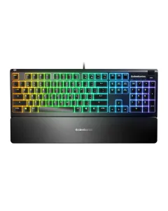 Steelseries Apex 3 Water Resistant Whisper Quiet Keyboard With Rgb Lighting - Arabic Layout