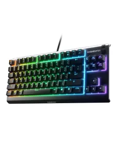 Steelseries Apex 3 TKL Water Resistant Quiet Tenkeyless Keyboard with RGB Lighting - Arabic Layout