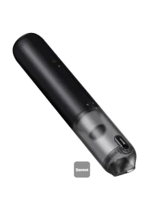 Baseus A3 Lite Car Vacuum Cleaner with Mini Air Blower, Inflator & Pumping | 3 in 1, Portable Cordless, 12000Pa, Rechargeable - Black