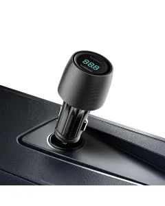 Powerology Velox 66W Dual-Port Car Charger - Black