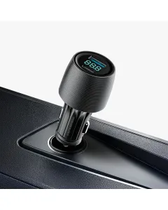 Powerology Velox 83W Dual-Port Car Charger - Black