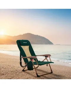 Green Lion Mafer Adjustable Camping Chair - Green