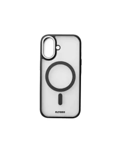 Eltoro Magsafe Smoke Rubberized Case for iPhone 17 - Black