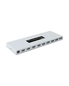 DTECH DT-7218 HD 4K 60Hz HDMI Splitter 1×8 HDMI 2.0 Audio Video Converter 1 IN 8 Output Splitter