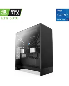 GAMING PC NZXT – Intel Core i7 14th Gen | RTX 5070 12GB | 32GB DDR5 | 1TB NVMe SSD
