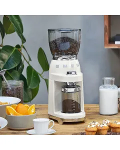 Smeg multi-function coffee grinder 50's Style - White