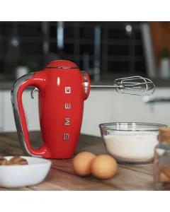 Smeg 50's Style Aesthetic Hand Mixer - Red