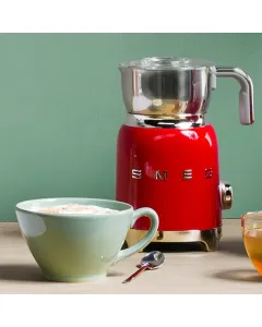 Smeg 50's Style Milk Frother - Red