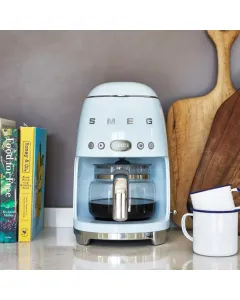 Smeg Drip Coffee Machine 50's Style Aesthetic - Pastel blue