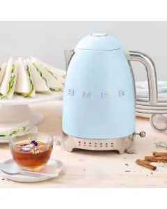 Smeg 50's Style Variable Temperature Kettle - Pastel Blue