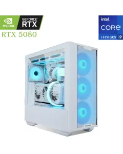 Gaming Pc Lian Li Intel Core I9-14th Gen Rtx 5080 16gb, 2tb Ssd, 32gb Ram - White