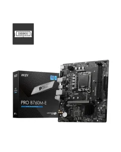 MSI PRO B760M-E DDR5 Motherboard - Black