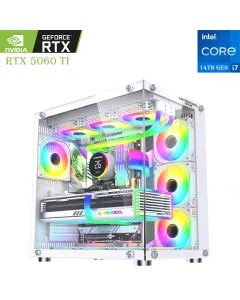 Gaming Pc Wjcoolman Intel Core I7 - 14th Gen Rtx 5060 Ti 16gb, 2tb Ssd, 32gb Ram