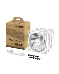 Asus Prime MR120 Reverse ARGB Fans Triple Pack - White