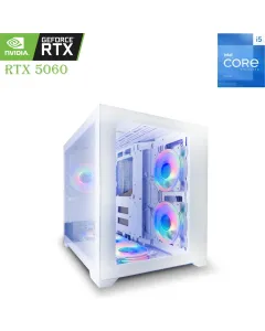 Gaming Pc Lovingcool Intel Core I5 - 13th Gen Rtx 5060 8gb, 1tb Ssd, 16gb Ram White