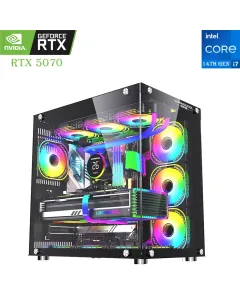 Gaming Pc Wjcoolman Intel Core I7 14th Gen Rtx 5070 12gb, 2tb Ssd, 32gb Ram