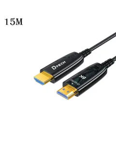 Dtech Optical Fiber 8k Hdmi 2.1 Extension Cable - 15m