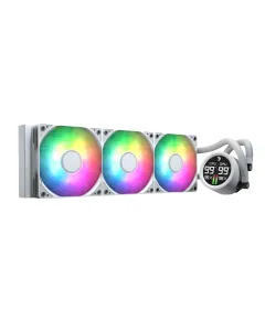 AEROCOOL Abyss L360R Digi Liquid Cooler - White