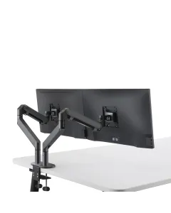 Gamvity Adjustable Dual Monitor Arm Stand – Premium Aluminum Mount for 27" Monitors