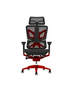 GAMVITY Ergonomic Mesh Office Chair – Red Aluminum Alloy (Spray-Painted Finish)